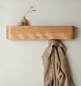 <span class=keywords><strong>Porte</strong></span>-<span class=keywords><strong>manteau</strong></span> mural moderne en bois avec design à panneau unique, gain <span class=keywords><strong>de</strong></span> place, pour entrée, salon et <span class=keywords><strong>couloir</strong></span> - Product Image 1