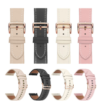 Gelang Kulit Sintetis 20mm dengan Gesper Pin, Desain Sport Loop untuk Garmin Vivoactive 5/3/3t Smartwatch