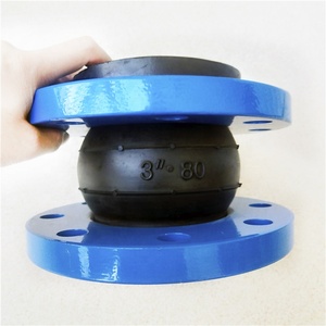 3 inch bóng duy nhất hình cầu linh hoạt cao su mở rộng doanh với PN16 mặt bích - Product Image 3