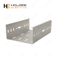 Holdee Câble-canal perforé 1,6 mm, design ventilé/à fentes, galvanisé à chaud