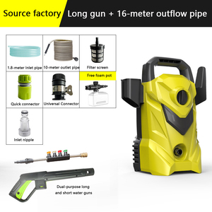 Mesin Cuci Mobil Vertikal Bertekanan Tinggi Genggam Portabel Otomatis Penuh Pistol Semprot Air Pompa Air - Product Image 5