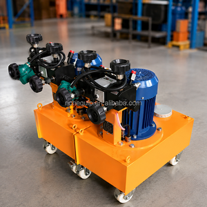 Unité hydraulique électrique portable, station de pompage hydraulique pour cylindre à simple ou double action - Product Image 6