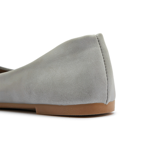 Großhandel Custom Ladies Sommer Ballett Flache Schuhe Damen PU Schuhe Slip on Work Casual Loafer Schuhe - Product Image 5