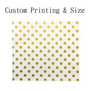 Custom Made Gold Dot Baking Paper Sheets Deli <b>Wraps</b> Tray & Basket Liner Deli Baking Paper Colored Greaseproof Parchment Paper - Product Image 2