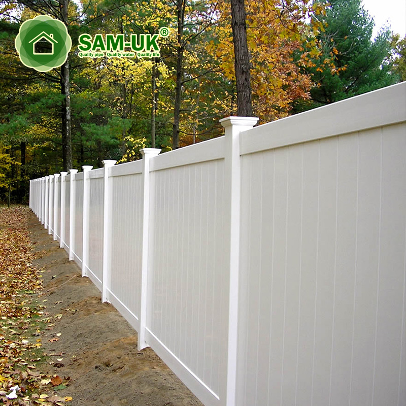 Top Quality 6x8 ft White Color Plastic PVC Garden Buildings/Vinyl Cheap custom Panel Privacy Fence Panels for sale