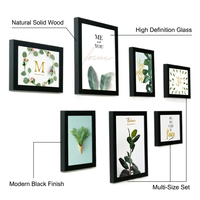Set Bingkai Foto Bambu Modern 20x20 Bingkai Foto 50x70 Bingkai Dinding Grosir Kader Kayu Penyangga Foto