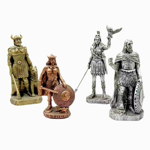 Tendencia Vintage alta calidad mitología nórdica <span class=keywords><strong>Odin</strong></span> Valkyrie Athena <span class=keywords><strong>Thor</strong></span> resina ornamento artesanía viaje recuerdo regalo - Product Image 1