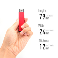 Briquet USB Briquet environnemental Coupe-vent Push-pull Électronique Rechargeable Briquet Cigarettes Portable Mince Style Métal