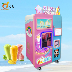Coniglio rosso di alta qualità frullato distributore commerciale macchina Granita bevande congelate macchina Granita per eventi - Product Image 1