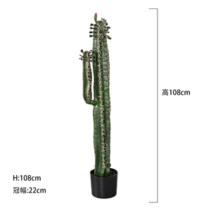 <span class=keywords><strong>Cactus</strong></span> candelabro grande y realista, moldeado por inyección, con múltiples brazos, planta tropical del desierto, decoración suculenta del tamaño de una regla. - Product Image 6
