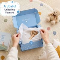 Fabricant d'emballages pour vêtements de bébé, boîte d'emballage en papier avec logo personnalisé, impression de boîtes d'expédition pour produits pour bébés, vente directe d'usine