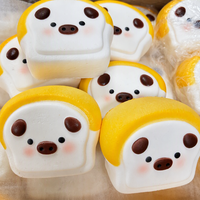 Nouvelle Poupée Cochon Toast Kawaii, Jouet Squishy en PU à Rebond Lent, Simulation Alimentaire, Anti-Stress et de Décompression