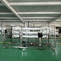 Machine de purification d'eau ultrapure par osmose inverse en acier inoxydable, taux de purification de 99 %, 5000 L/heure, pour laboratoire