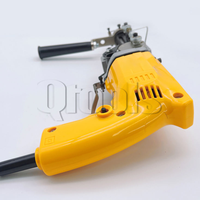 Pistolet à tufter électrique 2-en-1 Qtool, machine portative à vitesse réglable pour la fabrication de tapis et de moquettes DIY, à poils coupés et bouclés