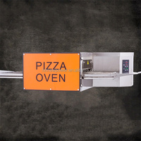 Máquina Automática para Hacer Pizza para Restaurantes Comerciales, Horno de Túnel Continuo para Pizza y Tartas de Huevo de 12/18/32 Pulgadas