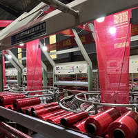 Rouleau de dévidage en acier moleté pour métier à tisser circulaire, pour le maintien stable du tissage de sacs en filet circulaire