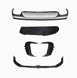 YICKU Nuovo Kit Paraurti di Alta Qualità Stile Rspider per <span class=keywords><strong>Audi</strong></span> <span class=keywords><strong>Q7</strong></span> 2024, Labbro Anteriore, Diffusore Posteriore, Ala Superiore in Fibra di Carbonio Nera, Adattamento 100% - Product Image 6