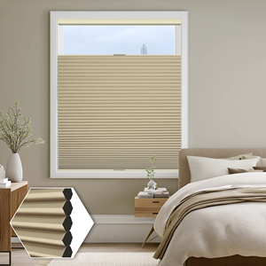 ม่านรังผึ้งแบบไร้สาย SAMADHI Single Cell Blackout Cellular Blinds ประหยัดพลังงาน สำหรับห้องนอน - Product Image 1