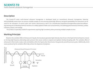 Homogeneizador Ultrasónico Multicanal SCIENTZ-96TD OEM, Procesador, Disruptor Celular, Sonda Sonicadora para Laboratorio - Product Image 6