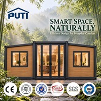 Hôtel conteneur modulaire préfabriqué en panneaux sandwich d'acier extensible sur mesure PuTian, mini-maison, bureau