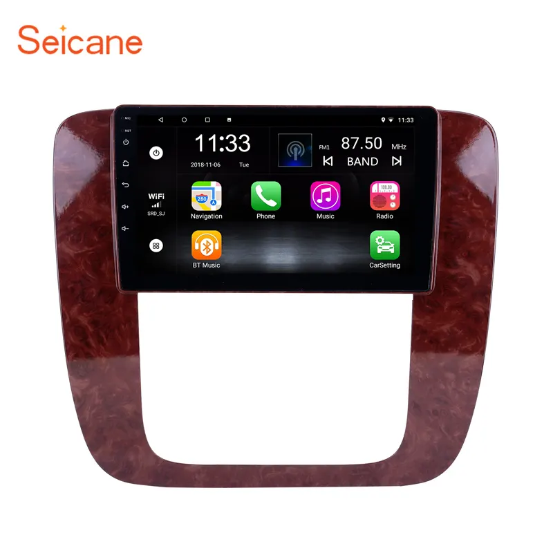 Android 10,0 9 дюймов GPS навигации радио для 2007-2012 GMC Юкон/Acadia/Tahoe Chevy Chevrolet Tahoe/Дачная Buick анклав