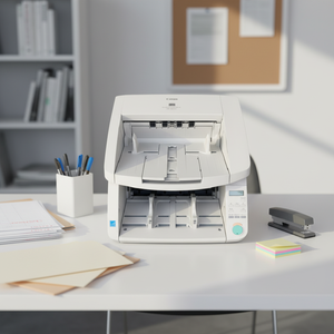 Scanner de documents couleur A3 haute vitesse USB Canon DR-9050C, numérisation automatique recto-verso continue, haute résolution, pour usage bureautique, blanc 90 - Product Image 2