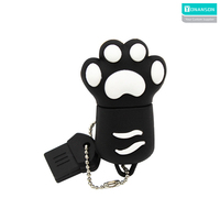 Clé USB créative en PVC en forme de patte de chat avec logo personnalisé 2.0, 8 Go, 16 Go, 32 Go, 3.0, 64 Go, 128 Go, clé USB promotionnelle en forme de griffe de chat, cadeau