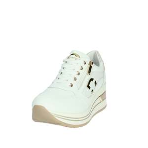 Sneakers Donna Serena Bianche con Lacci, Platform Chunky con Rialzo, in Sintetico - Product Image 6