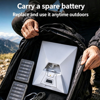 Power Bank Portabel Outdoor Daya Tinggi 126W dengan Cangkang ABS, Output DC5521, Baterai Dapat Diganti, Laris untuk Starlink Mini
