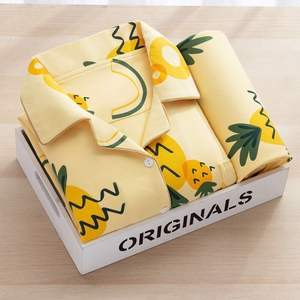 P281 Pigiama Personalizzato a Due Pezzi con Maniche Lunghe, Abbigliamento da Casa Carino per Giovani Donne - Product Image 2