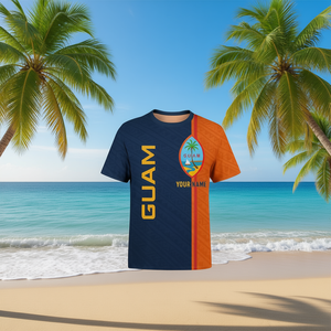 Camiseta 3D Personalizada de Guam, Camiseta con Diseño del Sello de Guam que Expresa el Orgullo Isleño - Product Image 3
