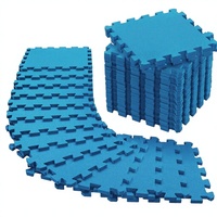 Tapis de sol de gym Hydefoam en mousse EVA souple emboîtable, antidérapant, épaisseur 9 mm, 60 cm, pour exercices et protection de la surface du sol - Prix usine