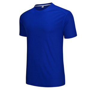 T-shirts pour hommes de la série Sports Leisure, brodés, tricotés, surdimensionnés, respirants, absorbant l'humidité, taille plus, pour l'entraînement sportif - Product Image 1