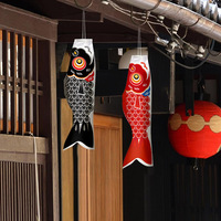 Shuangjie Style japonais vent poisson carpe drapeaux personnalisable jour des garçons Stock Polyester japonais Guide touristique bannières