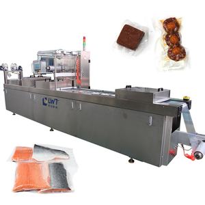 Lead world Custom Packaging Line Automatische Tasche Fisch Thermo forming Pack Vakuum verpackung Versiegelung maschine - Product Image 1