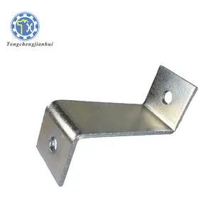 Vendita all'ingrosso acciaio inossidabile a prova di ruggine o lamiera che timbra piegatura piccolo pannello solare supporto supporto staffa Z