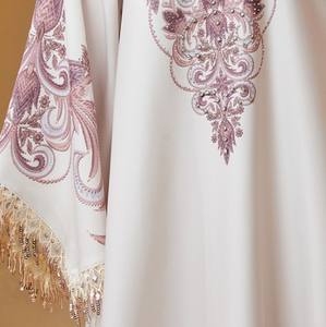 Robe longue élégante de luxe sur mesure Abaya pour femmes musulmanes, pour les mariages, les fêtes et les soirées, avec un tissu de qualité supérieure - Product Image 2