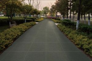 Уличная дешевая керамическая плитка для тротуара, цемента, заднего двора, сада, черного бетона, фарфора, напольная 2 см 600 с противоскользящим покрытием для крыльца - Product Image 2