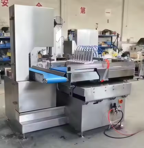 Máquina <span class=keywords><strong>de</strong></span> Sierra para Huesos Automática CNC Servo - 0-45 °   Corte en Ángulo para Costillas <span class=keywords><strong>de</strong></span> Res/Cordero Congeladas - Product Image 4