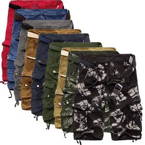 Shorts <span class=keywords><strong>Cargo</strong></span> Camouflage Diagonal Kava pour Hommes, Broderie Lettres, Coupe Ample, Idéal Chasse, Vente en Gros - Product Image 3