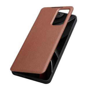 Étui de téléphone <span class=keywords><strong>en</strong></span> <span class=keywords><strong>cuir</strong></span> véritable magnétique résistant aux chocs et à la poussière <span class=keywords><strong>pour</strong></span> Samsung Galaxy S26 Ultra 5G - Product Image 5