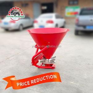 La Chine fabricant CE a approuvé l'épandeur d'engrais de trémie de fer rouge de trémie de tracteur de pelouse de sel de <span class=keywords><strong>semoir</strong></span> d'herbe à haute efficacité - Product Image 2