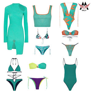 Top corto sin mangas sin tirantes de verano para mujer, vestido para cubrir la playa, traje de baño de 3 piezas recortado adelgazante - Product Image 4