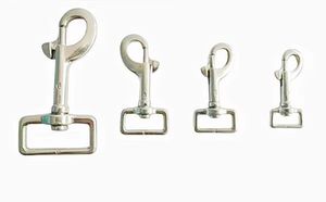 <span class=keywords><strong>Crochet</strong></span> en acier inoxydable carré pivotant oeil déclencheur boulon mousqueton pour chien laisse sacs sangle Camping porte-clés - Product Image 3