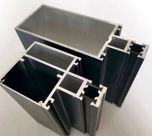 Mur-rideau en verre <span class=keywords><strong>Prix</strong></span> par mètre carré double profilé de mur-rideau en aluminium Système de fenêtre de <span class=keywords><strong>bâtiment</strong></span> de mur-rideau en aluminium - Product Image 4