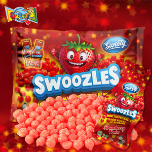 Bonbons à mâcher croustillants et enrobés, saveur pomme acidulée, certifiés Halal, style Skittles miniatures 16g, les plus vendus sur TikTok, en gros - Product Image 3