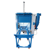 Cabine de sablage de qualité supérieure, machine de sablage automatique avec porte automatique