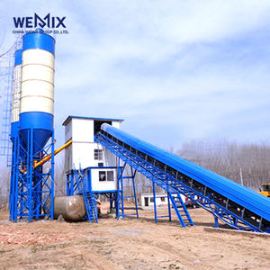 HZS90 Concrete Batching Plant <b>Stationary</b> concrete batching plant Ready Mix Concrete Plant Belt-fed concrete mixer - Product Image 4