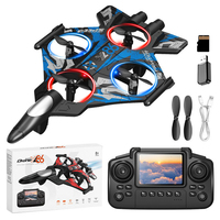 YL86 LED 360 °   Avion télécommandé RC Stunt Flip Flying avec caméra pour enfants et adultes, portée 50-70m, piles incluses