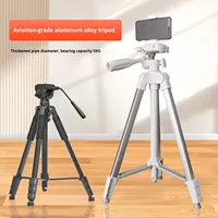 Support de téléphone en alliage d'aluminium, trépied pour projecteur mobile, support réglable pour la diffusion en direct, montage stable pour une utilisation en extérieur